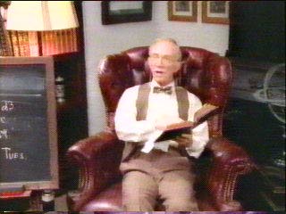 [The professor at home]