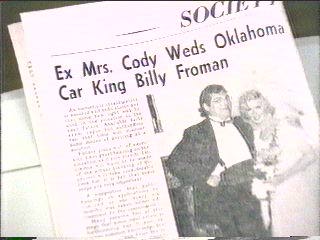 [newspaper article of marriage]