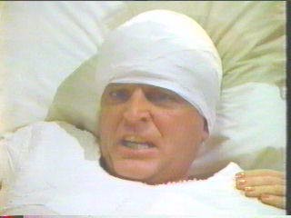 [Sledge in hospital bed]