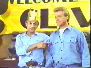 [Clive introducing Sledge to his friends]