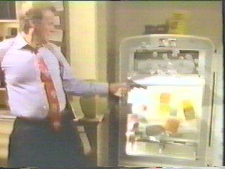 [Sledge shooting the refrigerator]