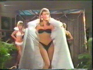 [Doreau modelling on the runway]