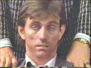 [sick man in Sledge's hands]