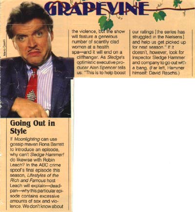 [article about first season finale]